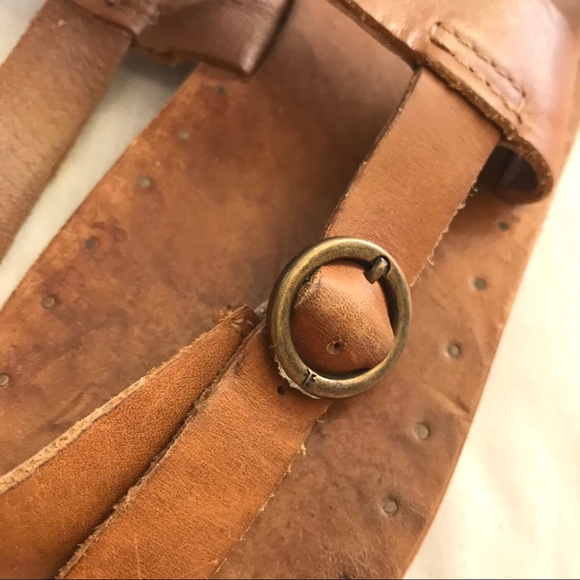 Frye Ally 2 Band Sling Flat Leather Casual Sandals - Picture 10 of 16